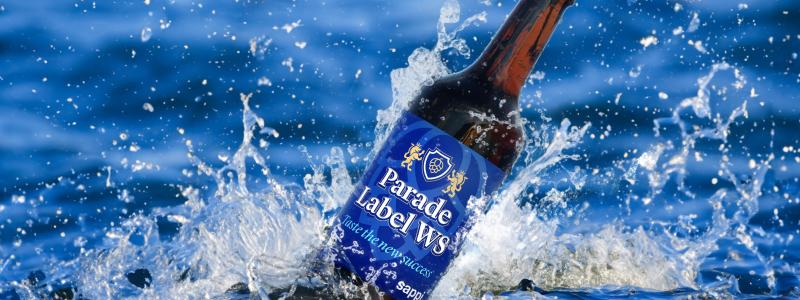Sappi Europe is expanding its portfolio of wet-glue wet-strength label papers with a linen embossed version of its successful Parade Label WS label paper grade.Image credit: Sappi Europe