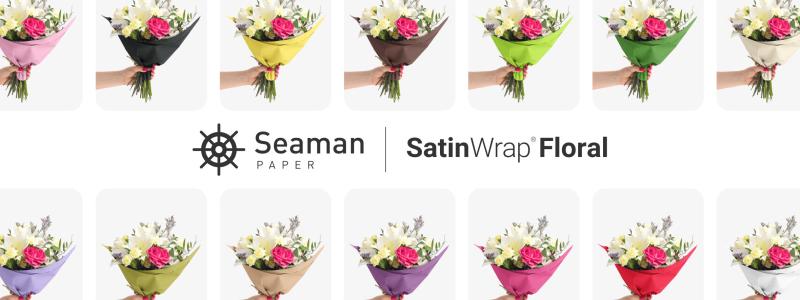 Seaman Paper's SatinWrap Floral. Photo: Seaman Paper