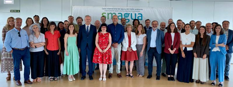 The meeting was marked by the formalization of the incorporation of the Ministry for the Ecological Transition and the Demographic Challenge of the Government of Spain. Photo: SMAGUA