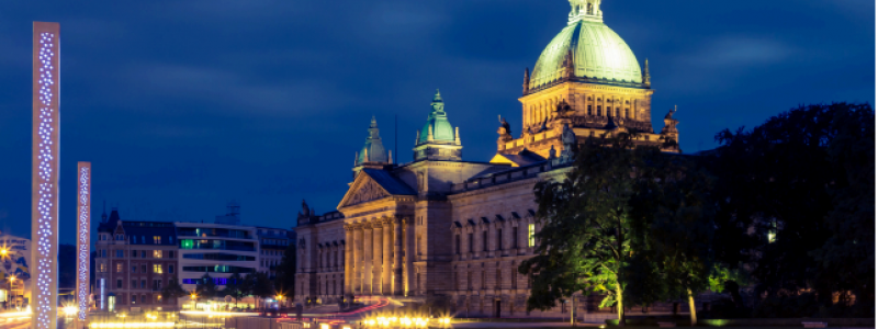 A view of the Federal Administrative Court in Leipzig, Germany. Picture courtesy of Shutterstock, Inc.
