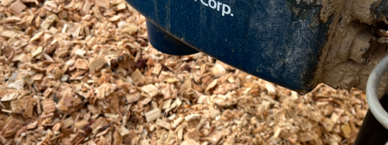 Popular wood applications of the IR3000-W include bark, wood biomass, plywood, wood chips and pellets, and sawdust. Photo: MoistTech Corp.