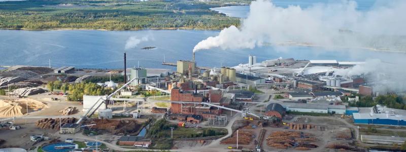 Stora Enso's Veitsiluoto facility in Kemi, Finland, has an annual total capacity of 790,000 tonnes. (Photo: Stora Enso)