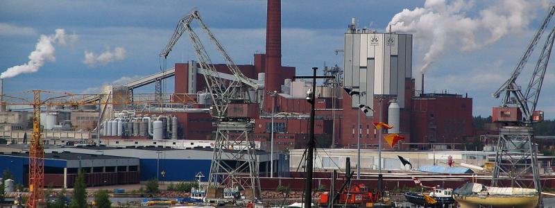 Sunila paper mill. Photo: Zache/Wikimedia Commons