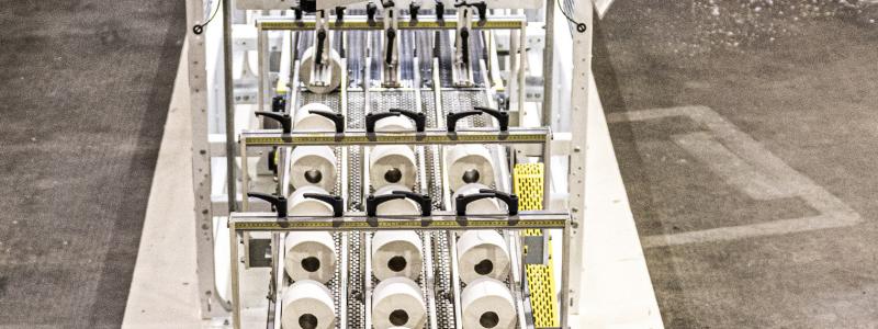 The investment at the Crossett mill will increase converting capacity for high quality bath tissue. Photo: PRNewsfoto/Georgia-Pacific