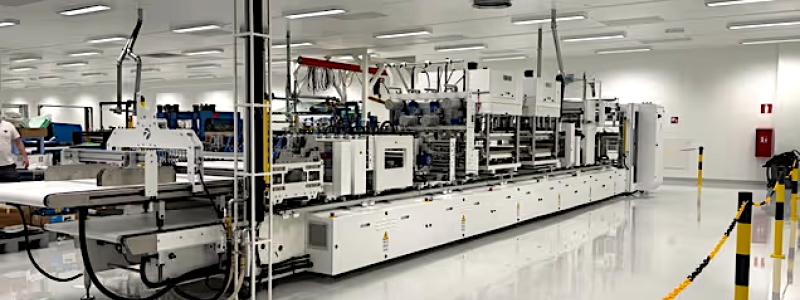 Wipak is expanding its production facility in Nastola after electricity grid capacity constraints prevented further expansion of its Dutch plant. Medical sterile packaging is manufactured in cleanrooms equipped with advanced ventilation systems that require large amounts of electricity. Photo: Wipak Oy.