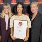 Each year, Karriärföretagen awards prizes to Sweden's most attractive employers. Duni Group won the Employer Branding Company of the Year in the economists category and was also nominated for Career Company of the Year. Photo: Duni Group