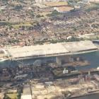 Aerial view of Excel London. Photo : Katie Chan/Wikimedia Commons