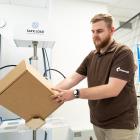 Mondi ISTA Lab, located in ThinkBox Bupak – showing Martin Zelinsky, ISTA Lab Manager. Photo: Mondi