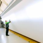 Press felt inspection. Photo: Valmet