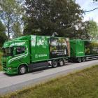 The electric wood chip truck will be deployed on regular routes and will be a natural part of Södra's truck fleet.  Photo: Södra