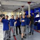 The Voith teams in Heidenheim and Düren celebrate their success at the German Sustainability Award. Photo: Voith