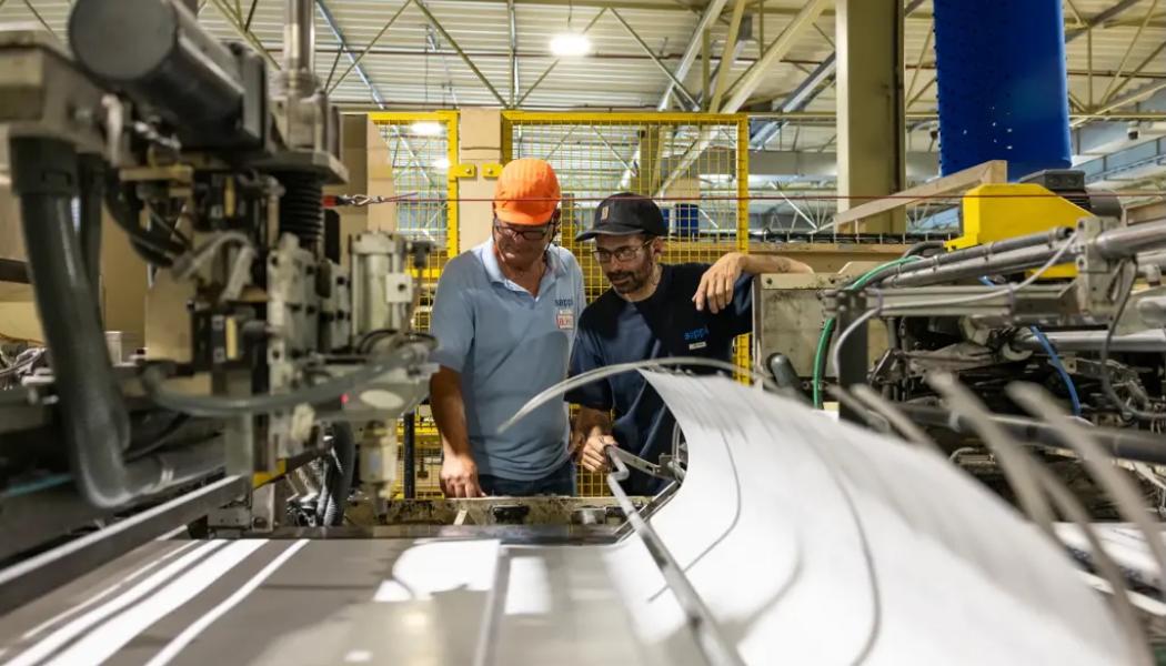 Sappi Europe rolls out AI-driven systems to optimise production, cut energy costs and improve supply chains across its mills, like here in Sappi's paper mill in Maastricht. Photo: Sappi