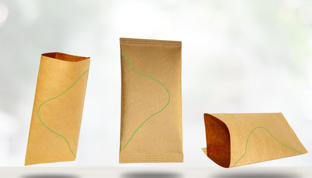 Woodemer Seal is a revolutionary fibre-based heat seal coating derived from renewable wood biomass. Photo: Ecohelix