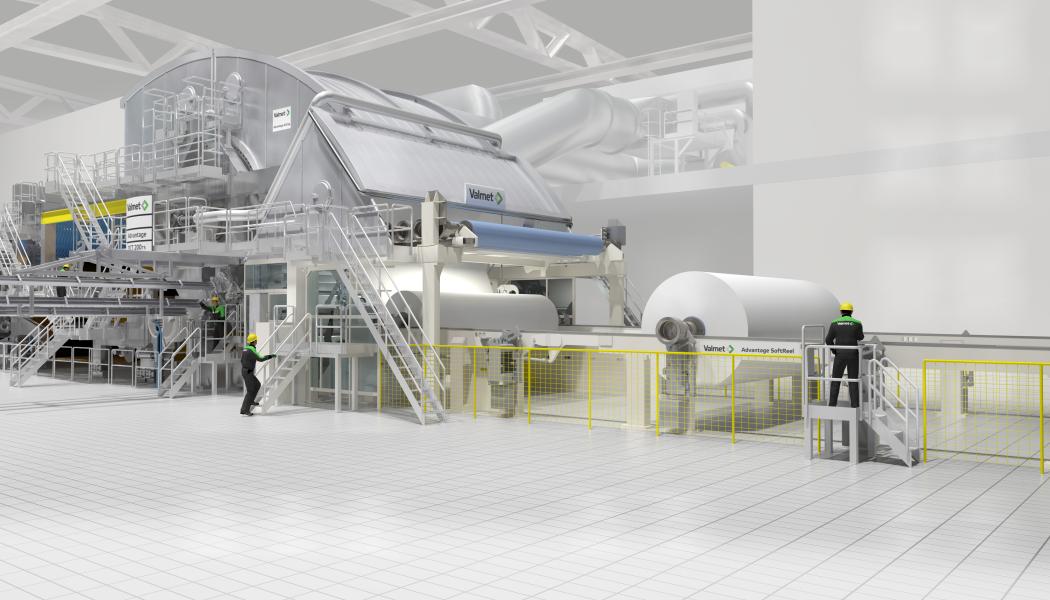  The new line will enable the customer to produce high-quality tissue paper at low production costs, offering opportunities for market expansion. Photo: Valmet