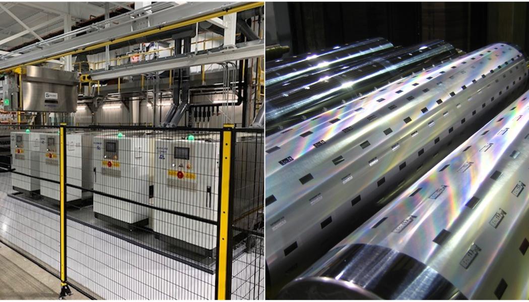 Cylinder engraving. Photo: PRNewsfoto/American Packaging Corporation