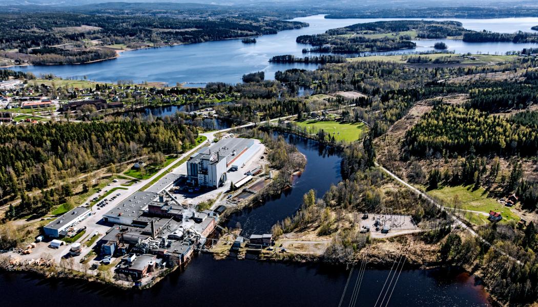 Åmotfors paper mill. Photo: Nordic Paper
