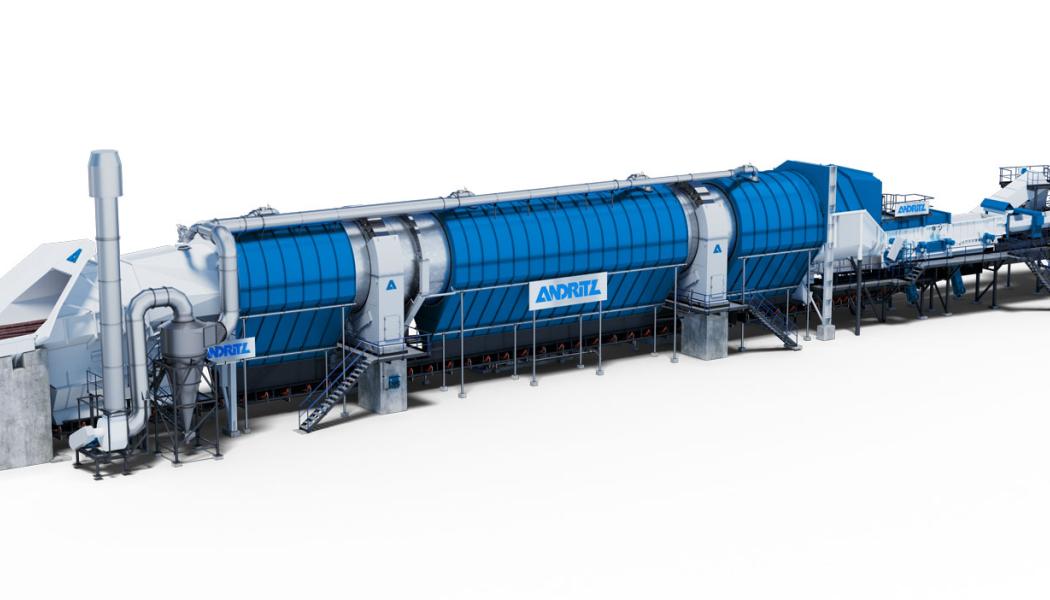Andritz will supply a new debarking and chipping line with steam de-icing in the debarking drum to Nordic Paper Bäckhammar mill in Sweden. Photo: Andritz