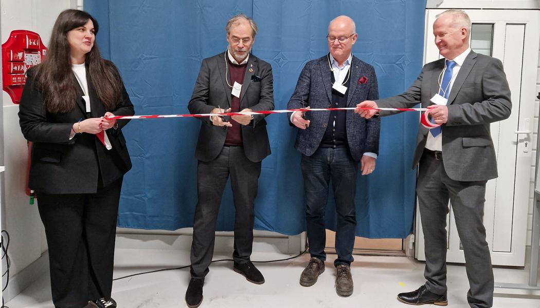 At the opening, Georg Andrén and Dag Rogne were given the symbolic task of 