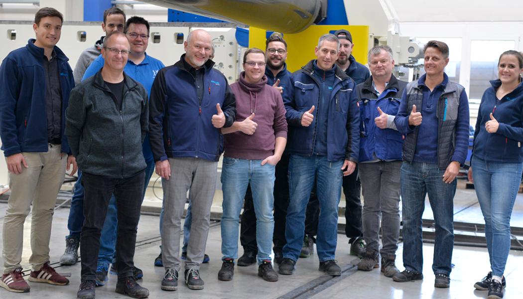 Sappi and Bellmer team in Niefern. Photo: Bellmer