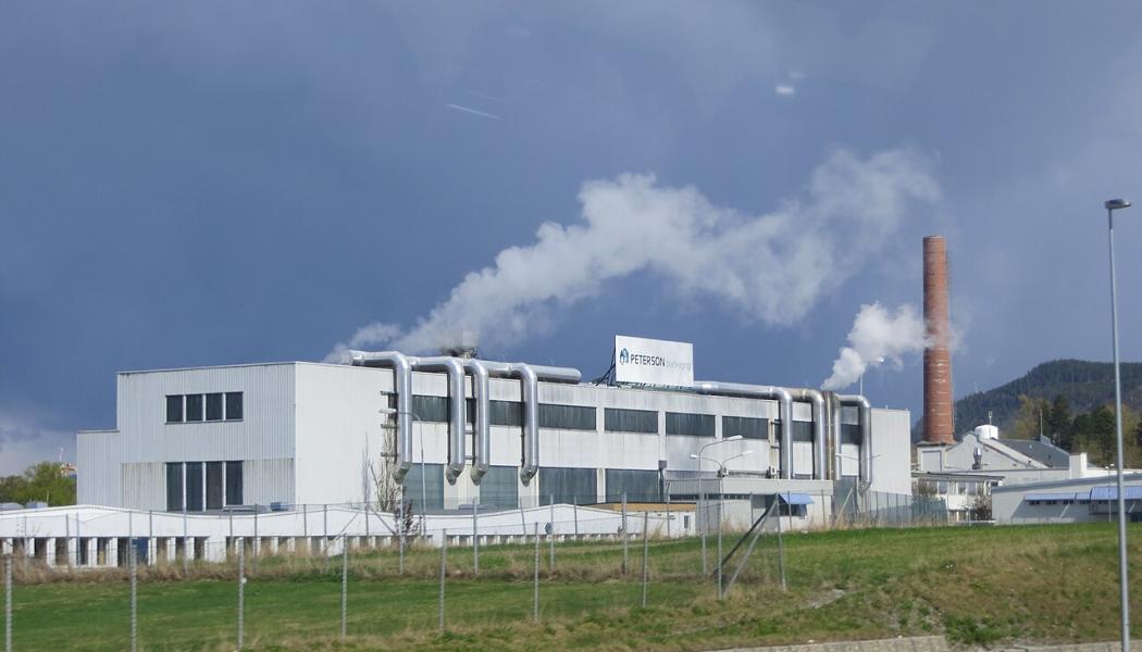 Ranheim Paper & Board is located just outside Trondheim, Norway. Photo: Bjoertvedt/Wikimedia Commons 