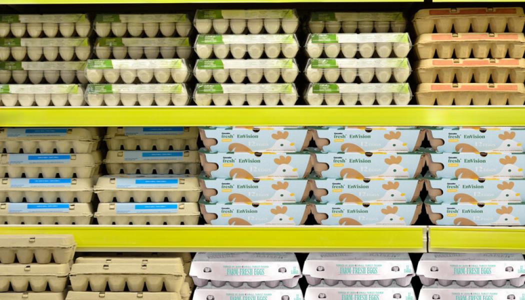 Egg packaging kitchen. Photo: CNW Group/Cascades Canada ULC
