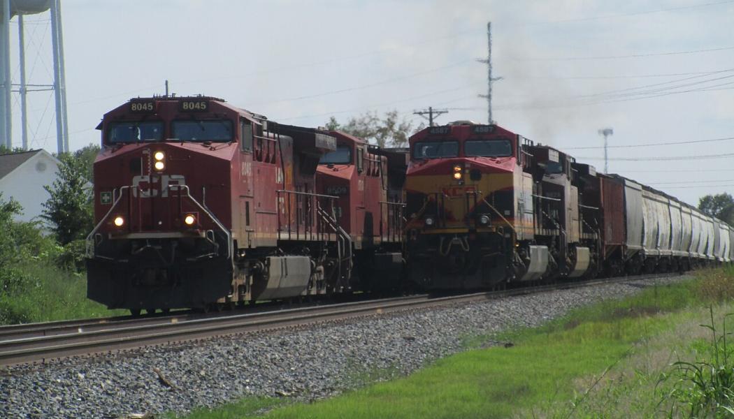 Canadian Pacific Kansas City (CPKC) and Canadian National (CN) have both announced their willingness to lock out employees represented by the Teamsters Canada Rail Conference (TCRC) if they cannot reach negotiated settlements. Photo: ConrailFan76/Wikimedia Commons