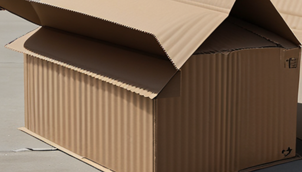 Corrugated box.