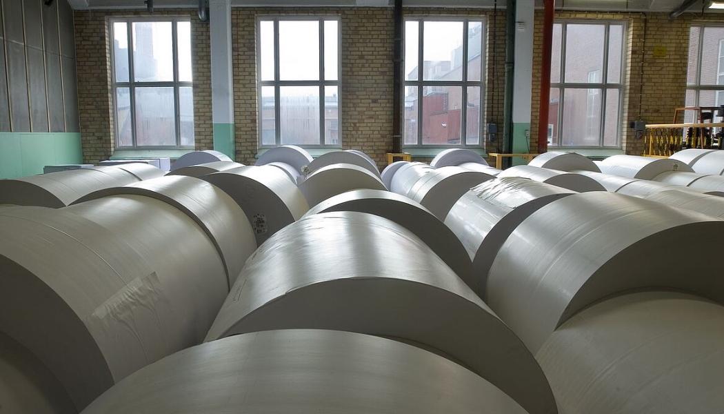 Arctic Paper’s Grycksbo mill in Sweden produces coated woodfree fine paper for the European market. Photo: Arctic Paper