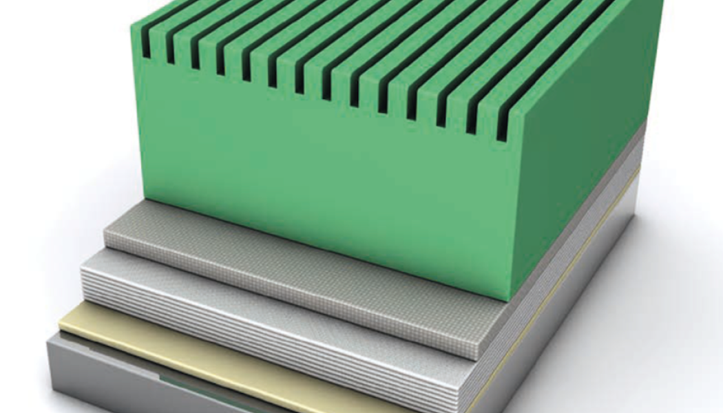 The press roll cover is certified according to the internationally recognized DIN CERTCO for bio-based products. Image: Voith