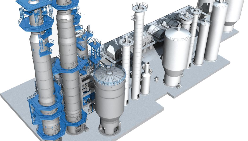 Continuous cooking technology for flexible pulp production. Photo: Andritz 