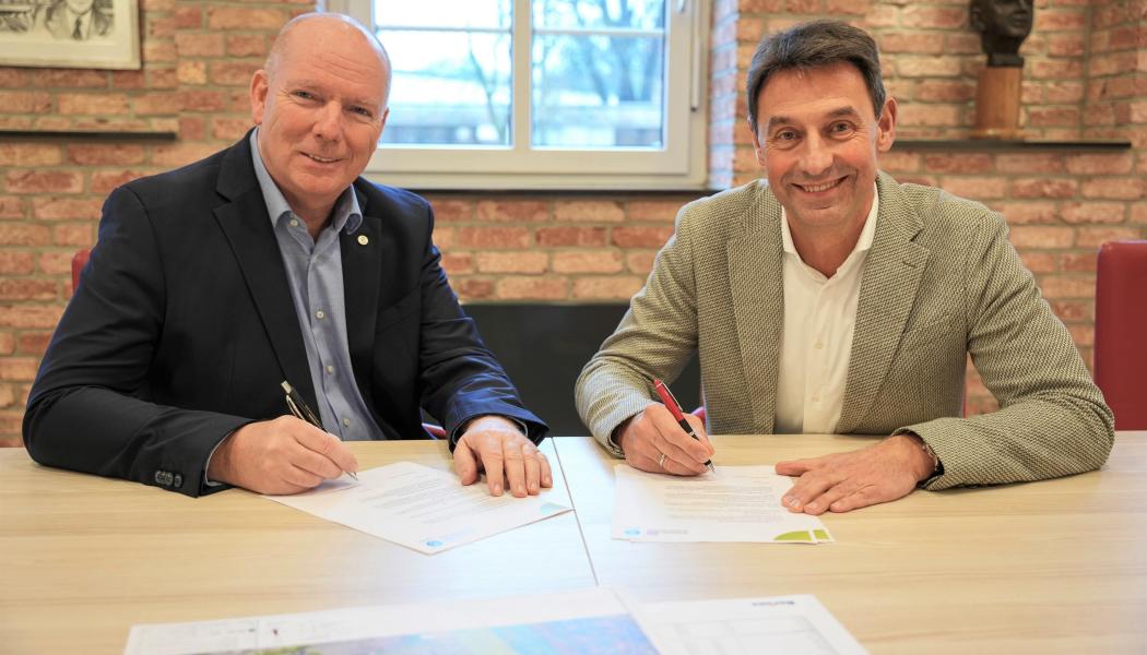 Dr. Thomas Stephanblome und Dr. Matthias Rauhut. Photo: Drewsen Spezialpapiere