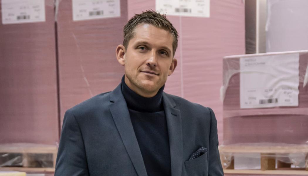 Jens Olson, CEO at Lessebo Paper. Photo: Lessebo Paper
