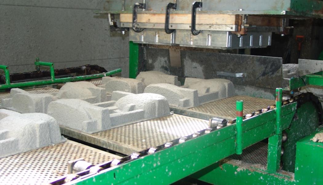 Ecopulp’s products are made from recycled fibres such as newsprint and by-products from the corrugated-cardboard industry. According to the company, these packaging solutions have already replaced millions of kilograms of polystyrene and other plastic-based materials. Photo: Ecopulp