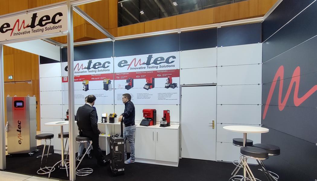 Emtec Electronic will be onsite to present its innovative measurement technology and to discuss new applications and ideas at the Zellcheming-Expo in Wiesbaden. Photo: Emtec