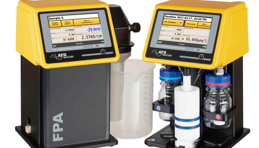 Emtec Electronic will showcase its wet-end control solutions and the objective softness-detecting TSA Tactile Sensation Analyzer. Photo: Emtec