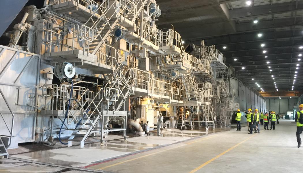 Inside the Golbey mill. Photo: Norske Skog