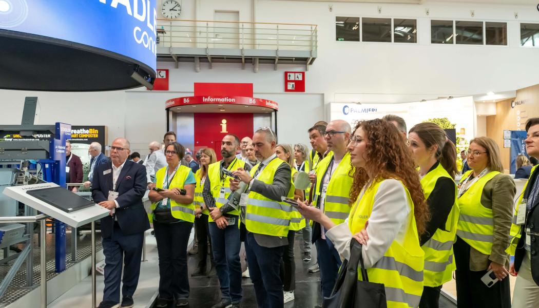 Group of journalists at the Stadler press event. Photo: Stadler