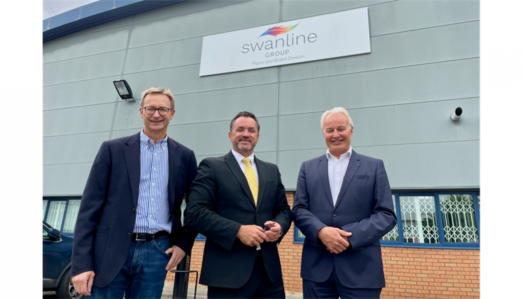 Pictured above: Richard Towers – Managing Director Swanline; Keith Ockenden - CEO Zeus Group; Nick Kirby – Group CEO Swanline. Photo : Zeus