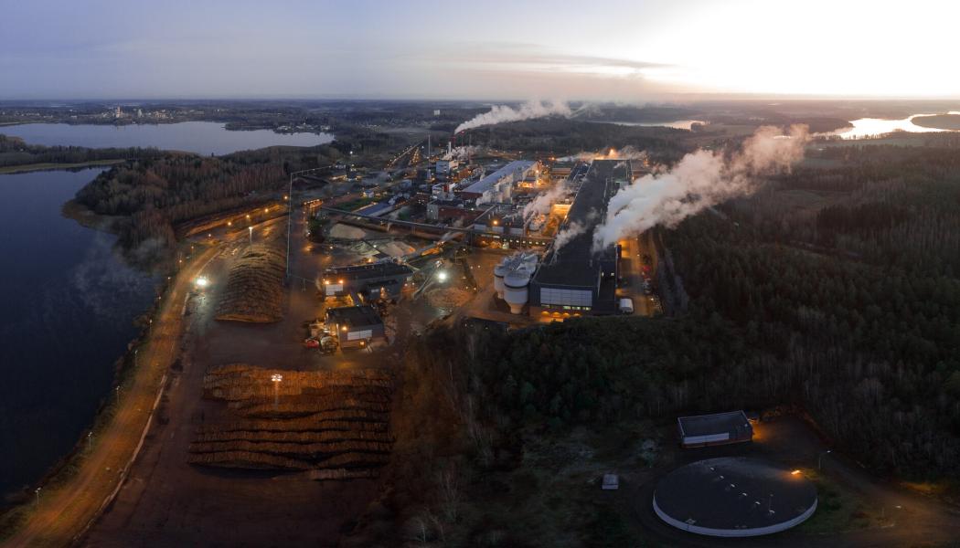 Sappi's Kirkniemi Mill in Lohja, Finland.  Photo: Joneikifi/Wikimedia Commons