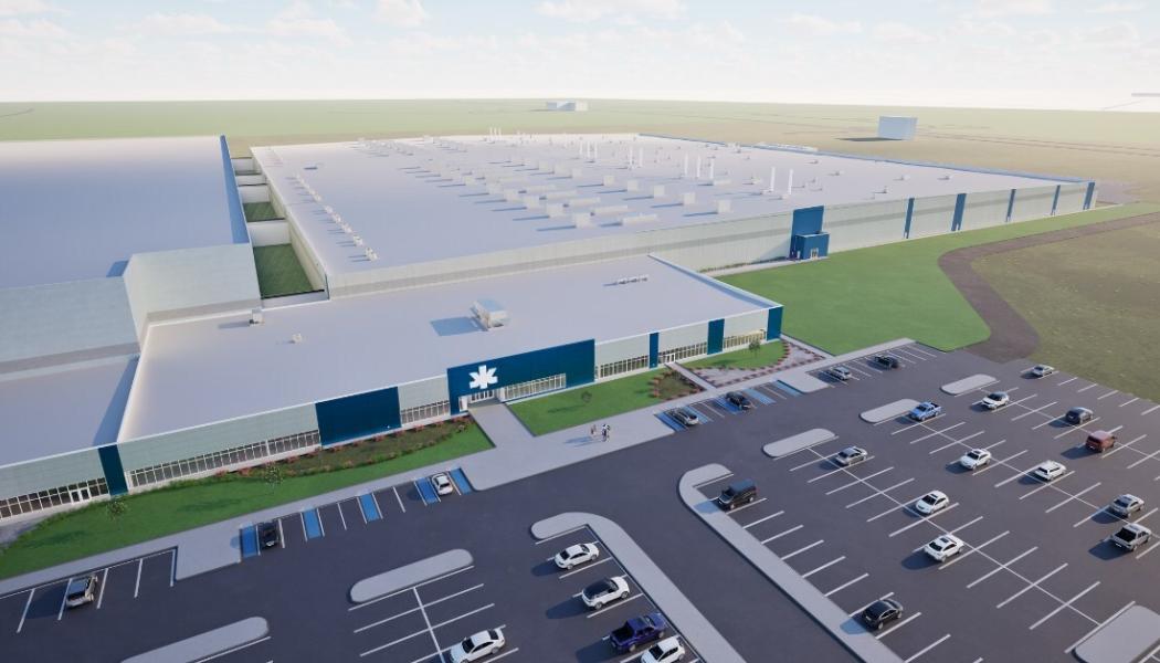 Rendering of Kimberly-Clark's future manufacturing facility in Warren, Ohio. Image courtesy: PRNewsfoto/Kimberly-Clark Corporation



