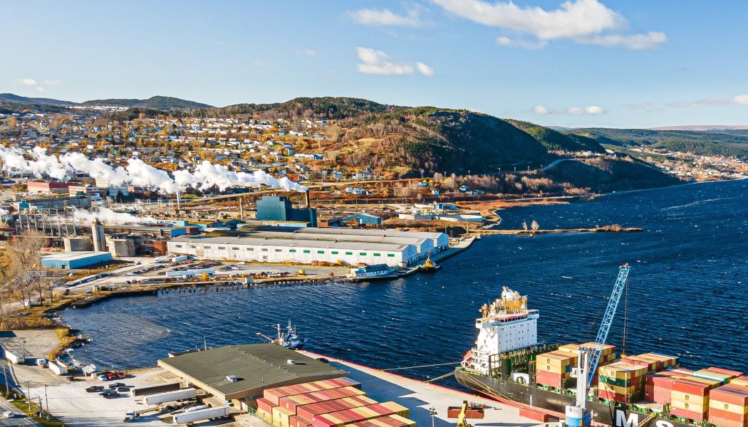 Kruger proposes an investment of up to $700 million to transform the Corner Brook Pulp and Paper Mill into a modernized and sustainable manufacturing complex. Photo: CNW Group/Kruger Inc.