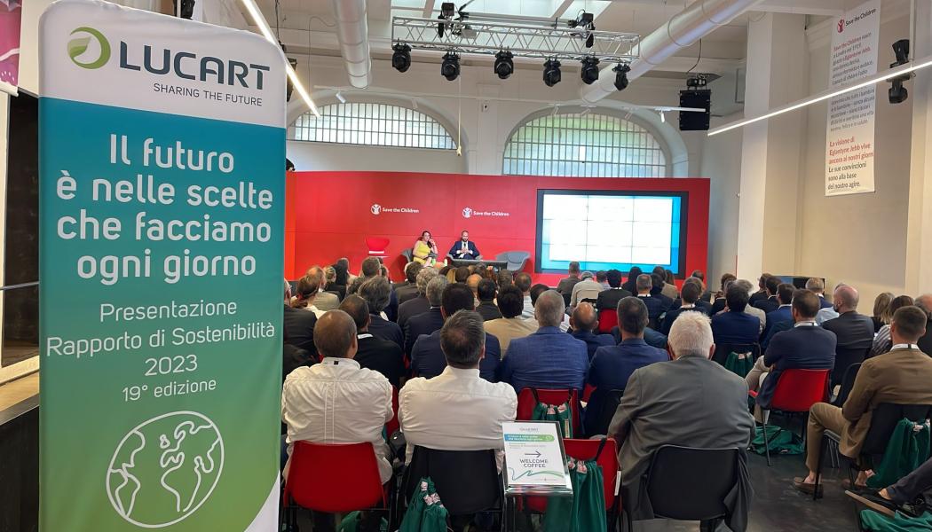 During 2023, Lucart further improved its impact on the environment by continuing to reduce CO2 emissions, which now stand at 403.75 kg CO2e per tonne of paper produced compared to 408.18 in 2022. Photo: Lucart