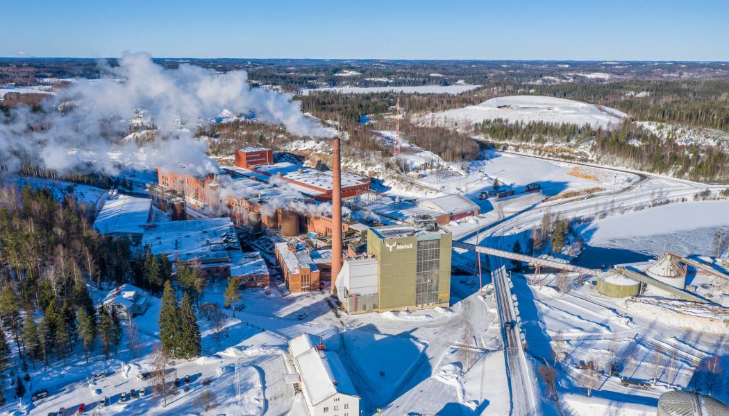 Simpele board mill. Photo: Metsä Board