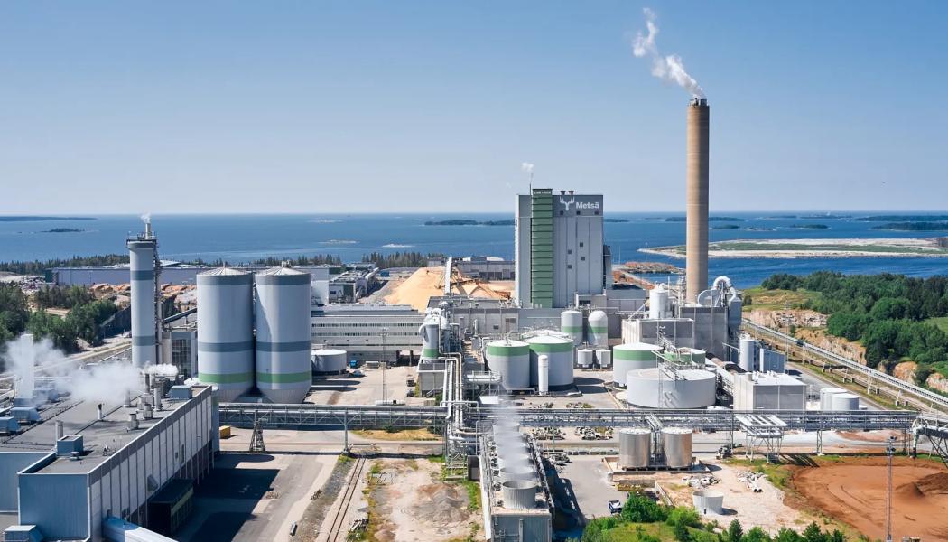 Metsä Group’s pulp mill in Rauma in western Finland. Photo: Metsä Group