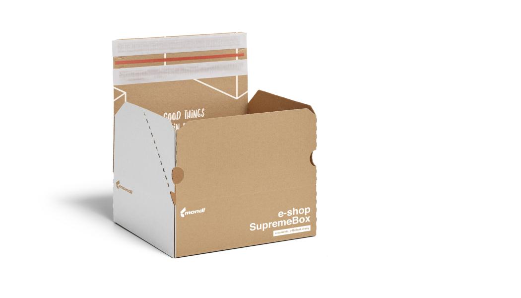 A combination of corrugated boxes and paper based MailerBAGS will be used to protect and transport fashion items across Europe, saving space and money. Photo: Mondi
