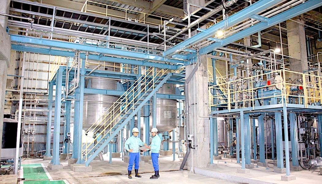 Nippon Paper Industries Operates the World's Largest Cellulose Nanofiber Production Facility at the Ishinomaki Mill. Photo: Nippon Paper Industries