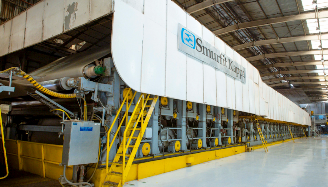 ABB will support the modernization of systems for the board producer's PM5. Image: Smurfit Kappa