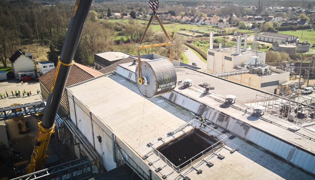 PM3 at Papeterie Le Bourray has started up after a complete rebuild of the drying section. Photo: Toscotec