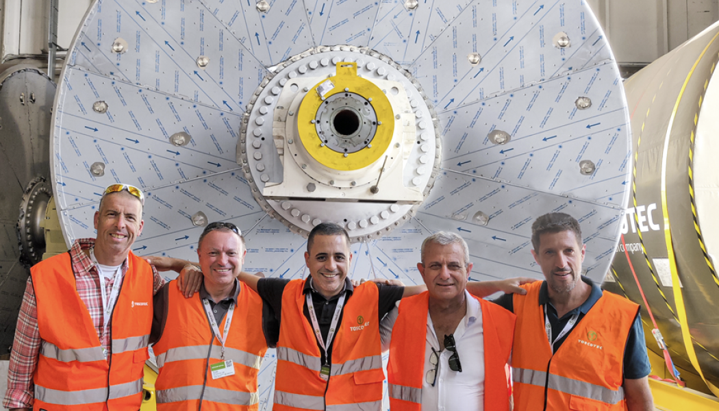 Panda Paper Mills (1997) delegation at Toscotec’s TT SYD Technology Center in Massa, Italy. Photo: Toscotec