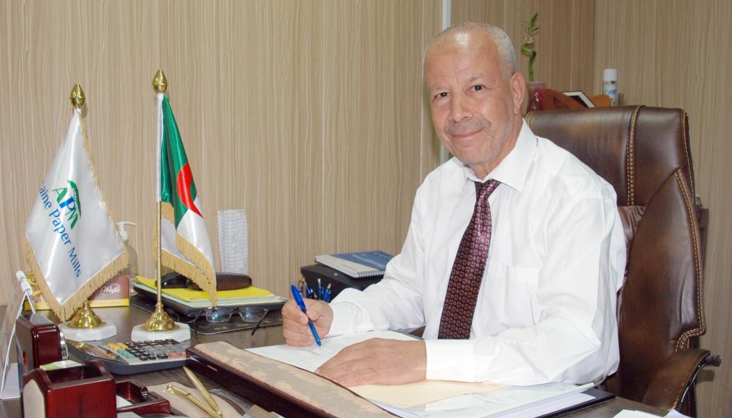 Belkacem Becharef, General Manager of Africaine Paper Mills. Photo: Toscotec